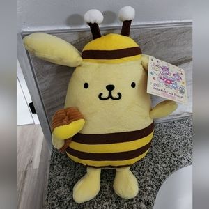 NWT Sanrio Hello Kitty & Friends Pompompurin 2024 Easter Plush Bee Costume 9.5"